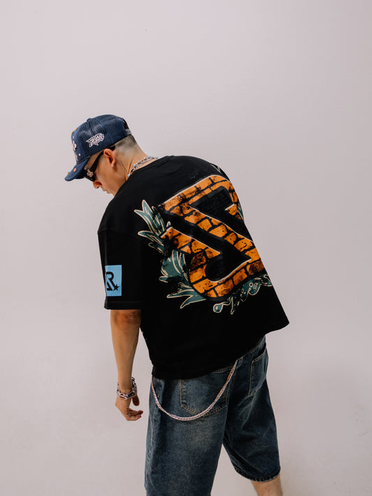 Road To Riches (Original Stamp )Black T-shirt