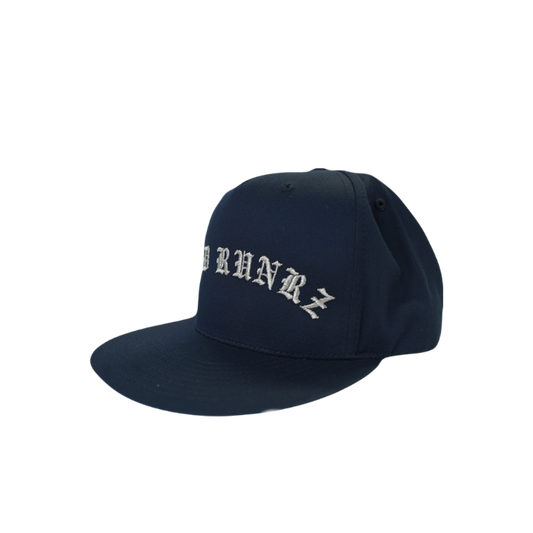 Road Runrz Old English Style Navy Hat