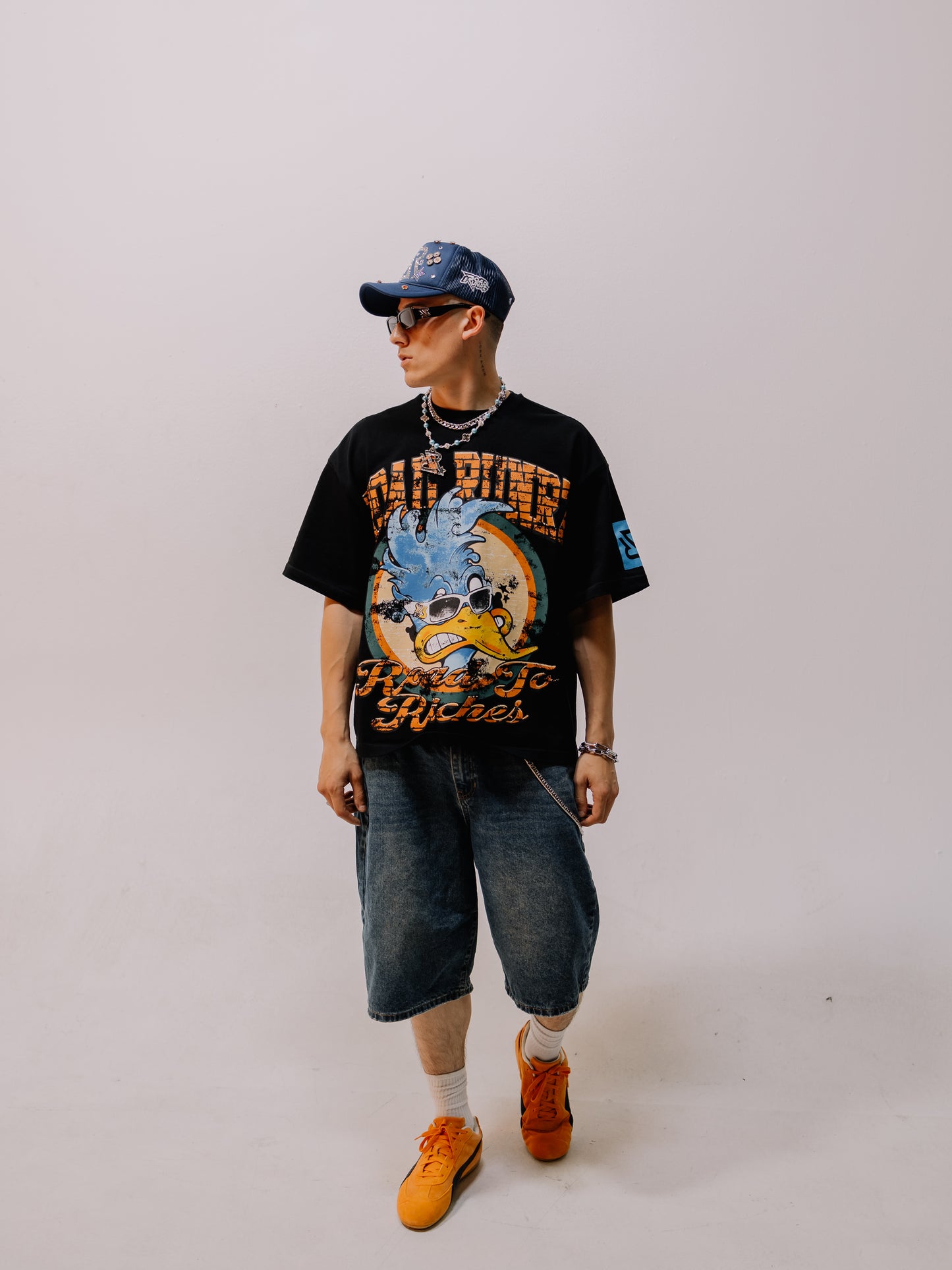 Road To Riches (Original Stamp )Black T-shirt