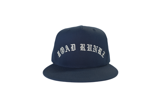 Road Runrz Old English Style Navy Hat