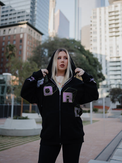 World Zip Up Sweater