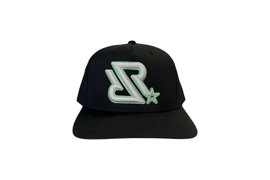 Snap Back - RR logo w/ Star (Black)