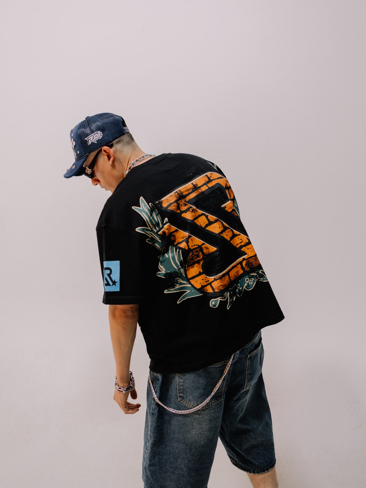 Road To Riches (Original Stamp )Black T-shirt