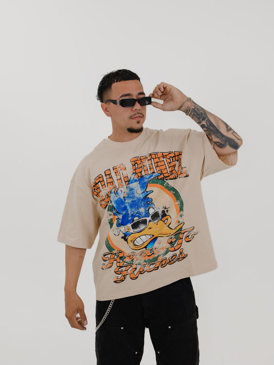 Road To Riches (khaki Tee)