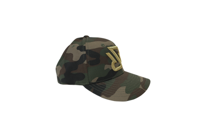 Snap Back - RR Logo w/ Star (Army Camouflage)