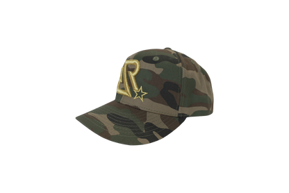 Snap Back - RR Logo w/ Star (Army Camouflage)