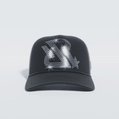 RR (Logo) Rhinestone Trucker Hats - Multi Color ways